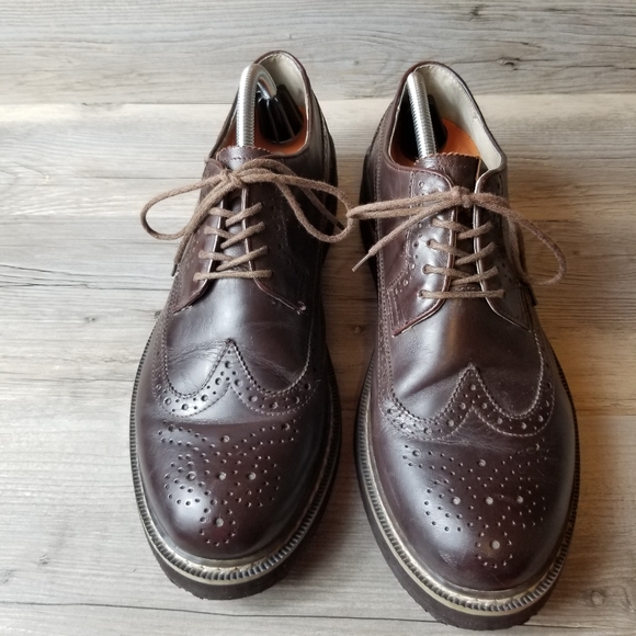 Steve Madden Cachett Leather Wingtip Oxford Shoe - Picture 1 of 6